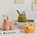 Cute Small Resin Dog Pencil Box Holder