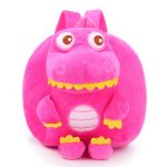 Little Dinosaur Kids Plush Backpack School Bag