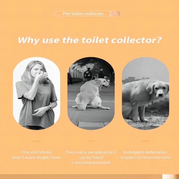 Dog toilet collector