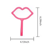 Lip Shaped Handheld Mirror