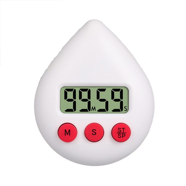 Teardrop-shaped electronic timer