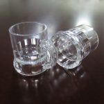 2oz Glass beer mug with small handle