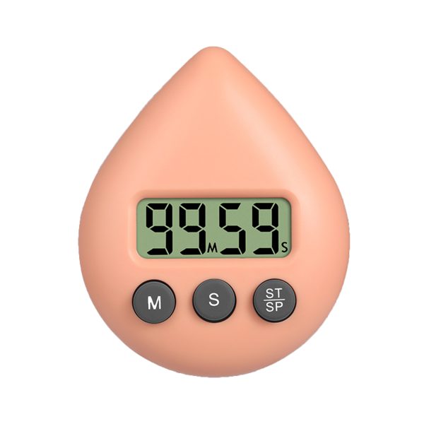 Teardrop-shaped electronic timer