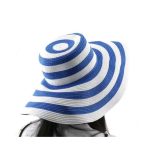 Women Summer Stripe Beach Hat