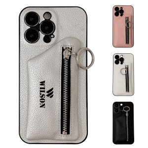 Zipper wallet phone case