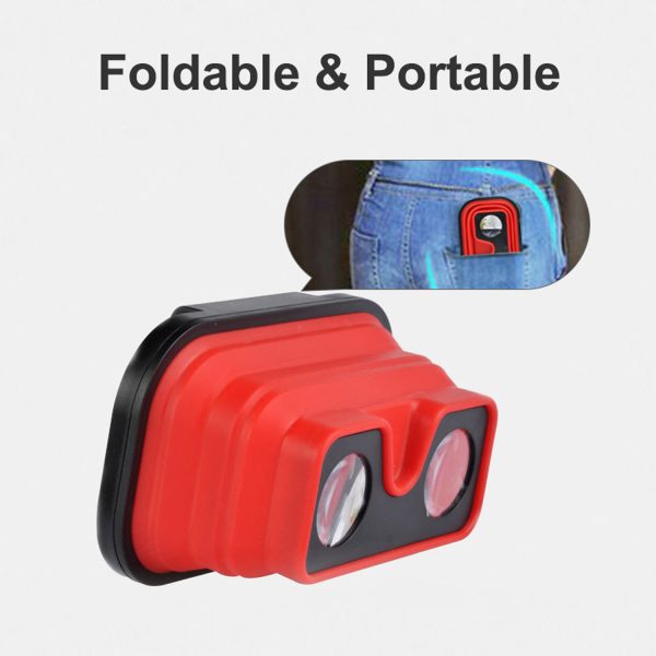 Foldable Silicone 3D VR Glasses