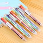 Multi-Color Transparent Ballpoint Pen