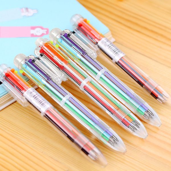 Multi-Color Transparent Ballpoint Pen