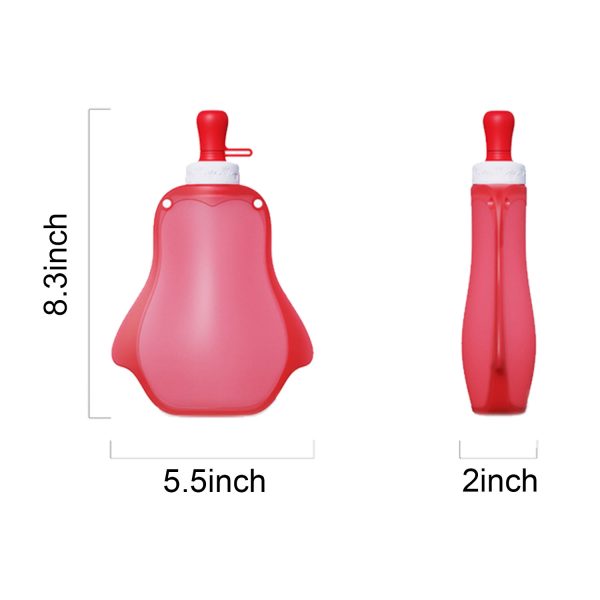 10-13.5Oz Foldable Silicone Water Bottle