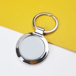 Blank Keychain With Key Ring