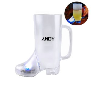 15Oz Plastic Light-Up Cowboy Boot Mug