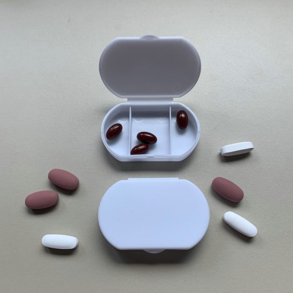 3 compartment daily pill box