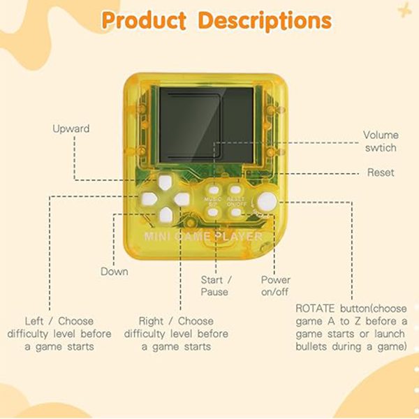 Portable Mini Game Players-On-the-Go Entertainment