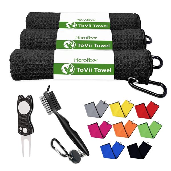 3 Pack Golf Towels