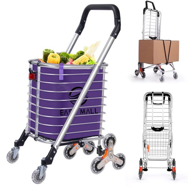 Stair Climb Collapsible Shopping Trolley Cart