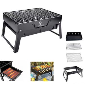 Folding Portable Charcoal Barbecue Grill