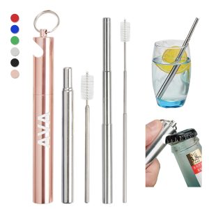 Multifunctional Stainless Steel Straw Set