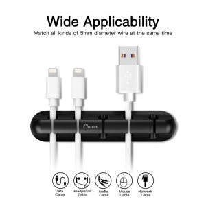 Charger Cable Organizer Desktop Clip