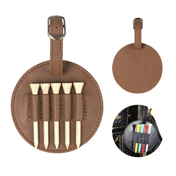 Golf Tees Leather Case