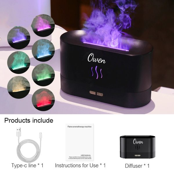 Simulation Flame Upgrade Mist Air Humidifier