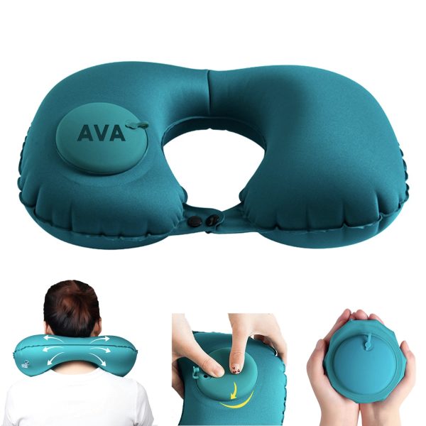 Press The Inflatable U-Shaped Pillow