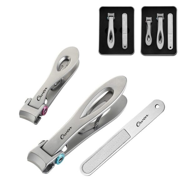 3-In-1 Metal Case Nail Clipper Manicure Pedicure Set