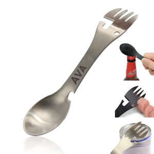 Stainless Steel Multifunctional Outdoor Fork And Spoon