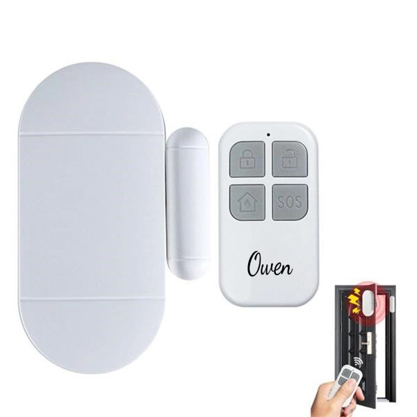 Wireless Door Alarm With Remote Control