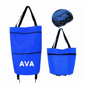 Retractable Shopping Bag On Wheels