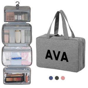 Foldable And Hangable Toiletry Bag