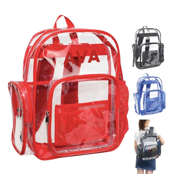 Large Capacity Transparent Pvc Backpack