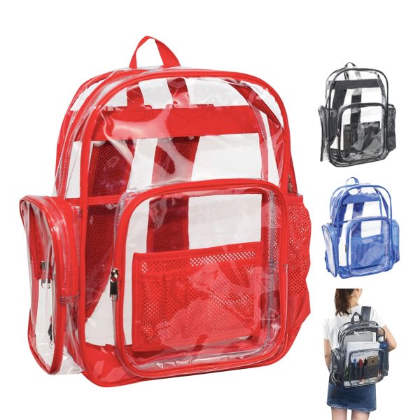 Large Capacity Transparent Pvc Backpack