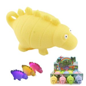 Sensory Fidget Stress Dinosaur Puffer Toy With Lights