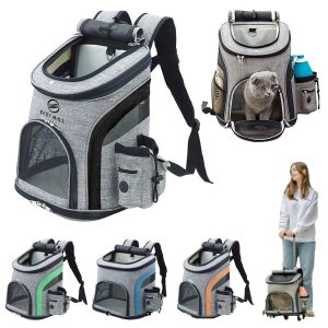 Breathable Foldable Multi-Functional Pet Backpack