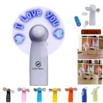 Led Neon Glow Light-Up Message Rechargeable Fan