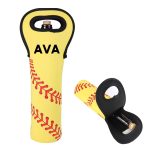 Baseball Wine Bottle Cover