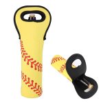 Baseball Wine Bottle Cover