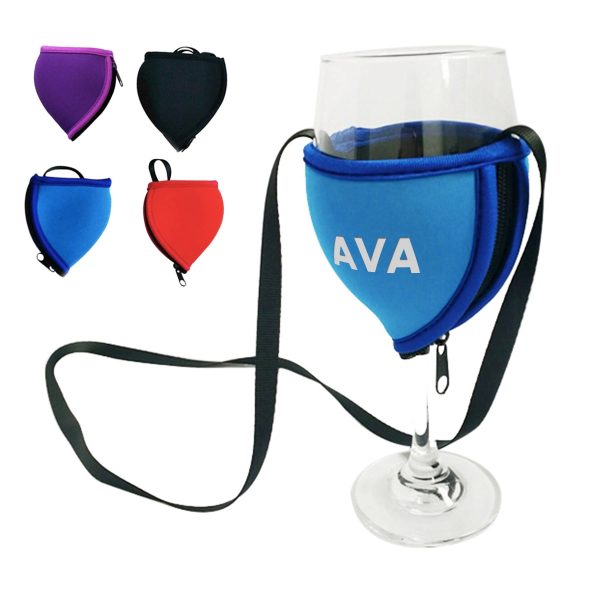 Zipper Wine Glass Sleeve