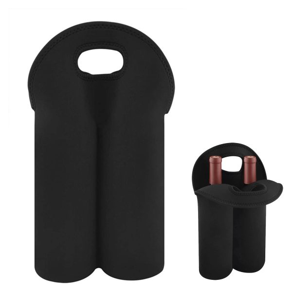 Two-Pack Wine Thermos Bottle Cover Black