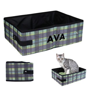 Oxford Cloth Foldable Cat Litter Box