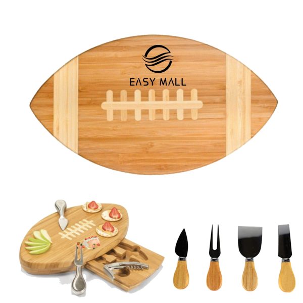 Quarterback Natural Wood Cutting Board