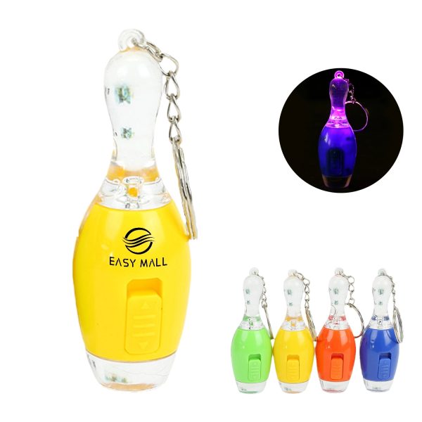 Led Mini Bowling Key Chain