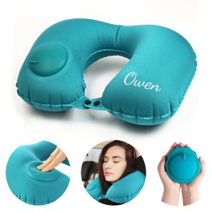 Travel Portable Press Inflatable U Pillow