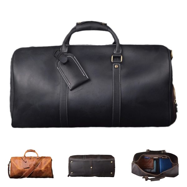 Leather Weekend Duffel Bag