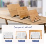 Bamboo Large Book Holders For Reading Hands Free