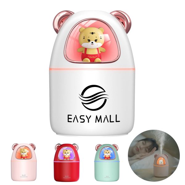 350Ml Cool Mist Humidifier Night Light