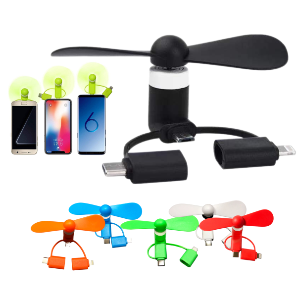 3-In-1 Mini Phone Fan