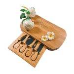 Bamboo Cheese Board Set