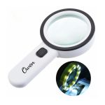 30X Handheld Large Lighted Magnifier