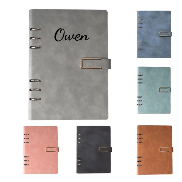 Refillable A5 Leather Binder Journal